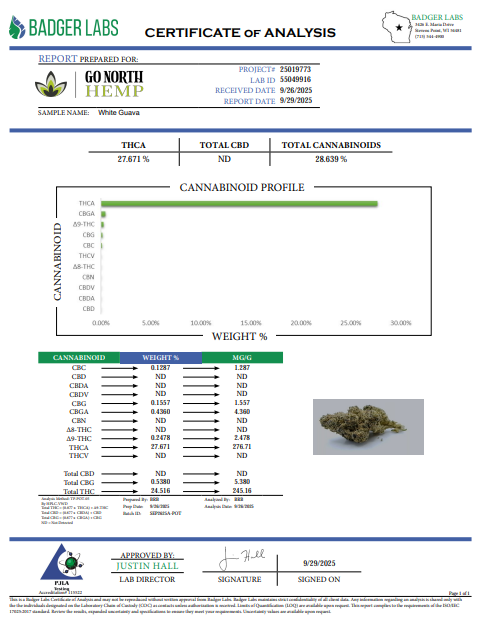 Premium Hemp Flower-White Guava