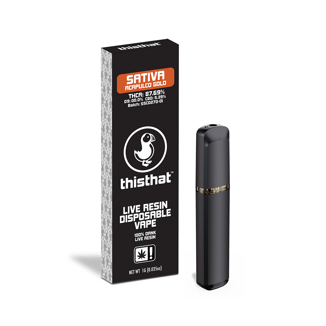 THCA Live Resin Disposable - 1G