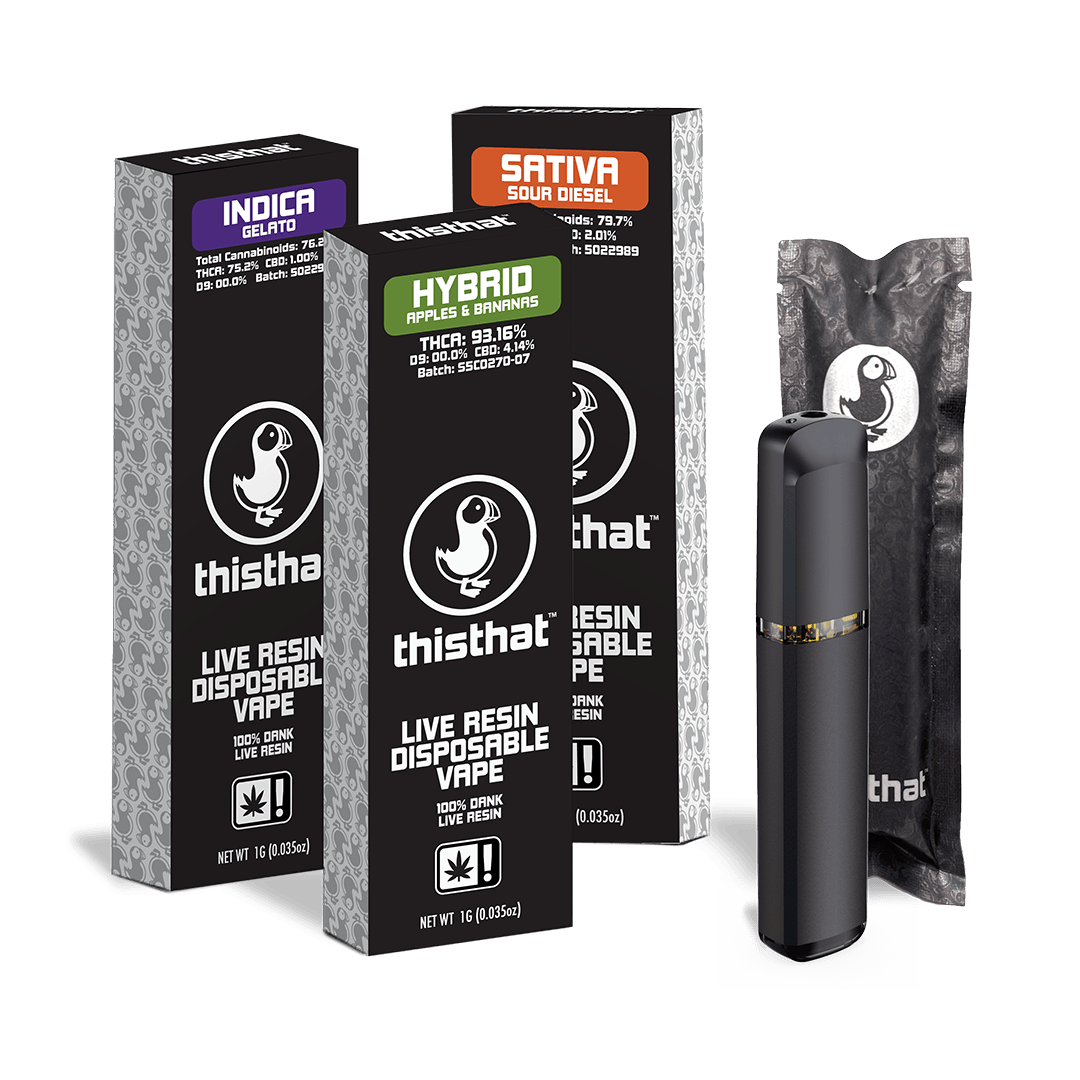 THCA Live Resin Disposable - 1G